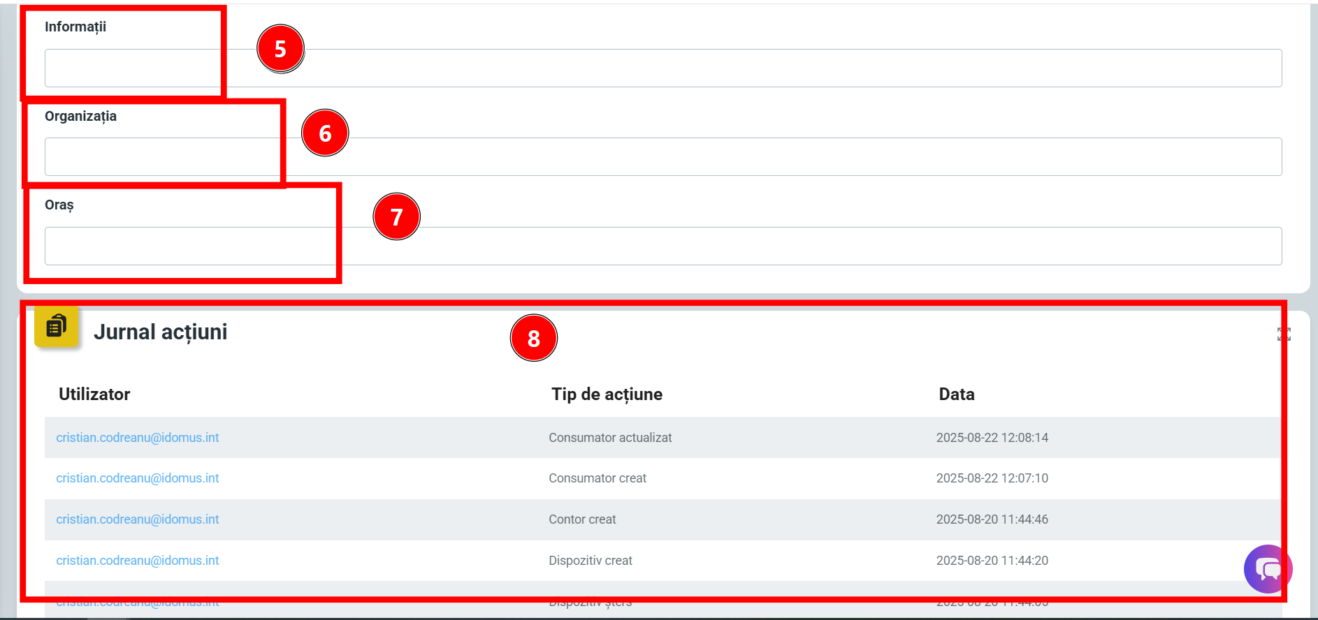 Detalii utilizator 2